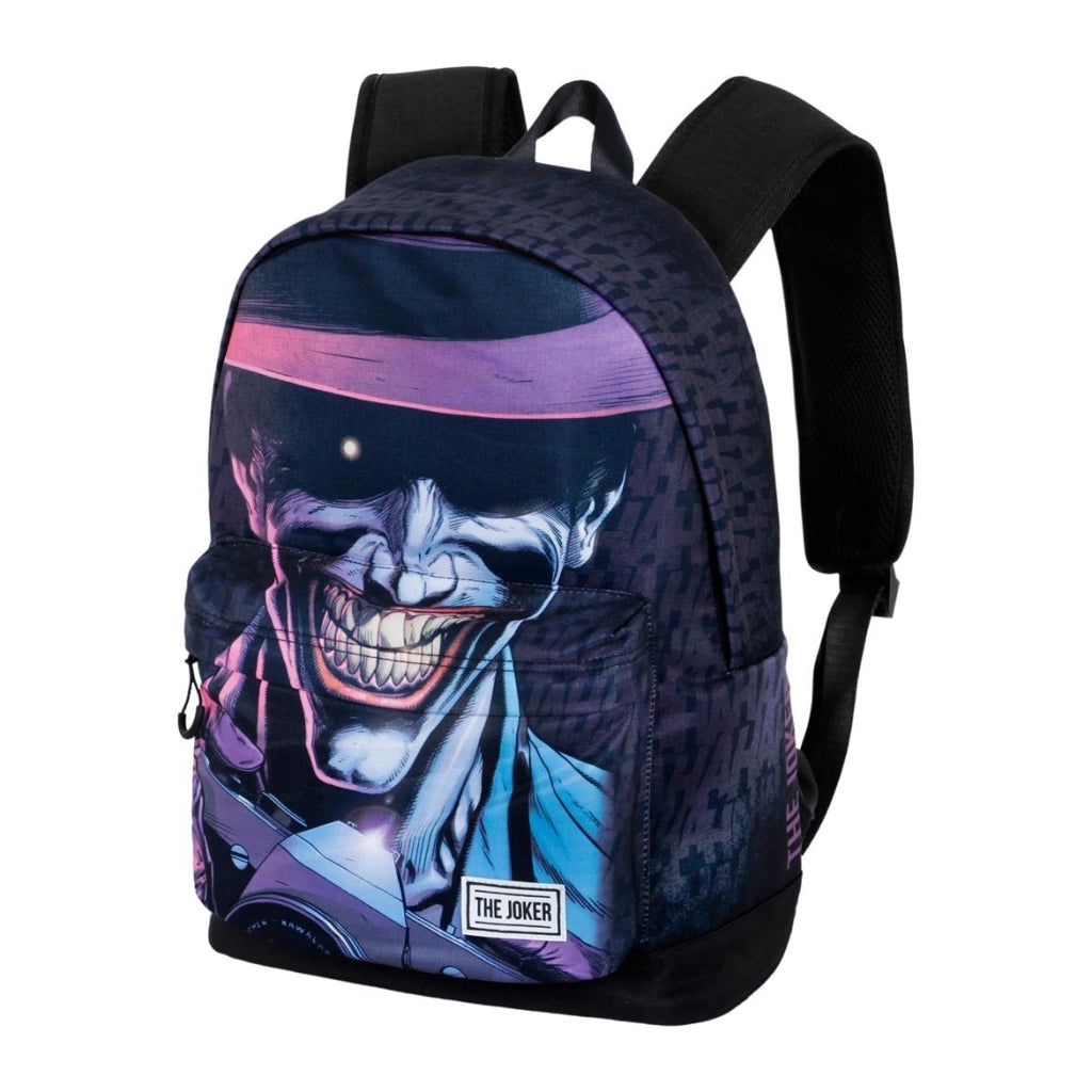 ZAINO  JOKER TEMPO LIBERO SCUOLA  NERO ECO 2.0 JOKER CRAZY - ZENCOCCO