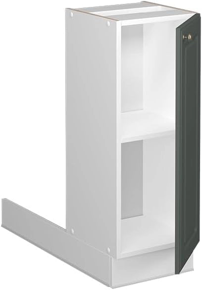 Isola cucina Fame-Line, Verde-oro Country House, 30 cm senza piano di lavoro, per l'espansione e la combinazione con altri moduli cucina
