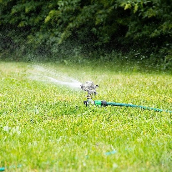Rotatore per prato, sistema di irrigazione, sprinkler per giardino, sbriciolatore per acqua per giardino, rotatore per erba