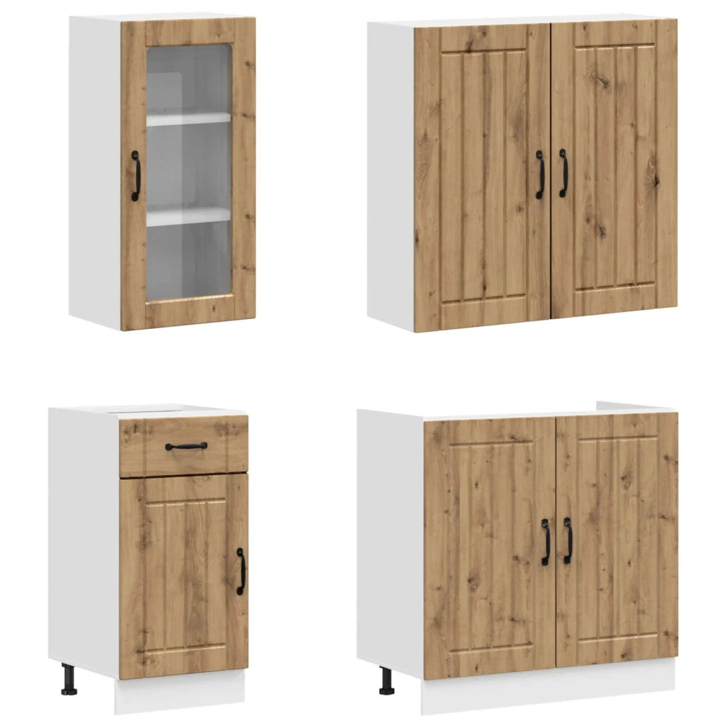 Unità Cucina LUCCA 8 pcs Rovere Artigianale 3438400