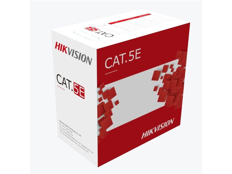 Hikvision DS-1LN5EO-UU/E Matassa Cavo UTP LAn 305 Mt Metri Cat 5E 100% Rame