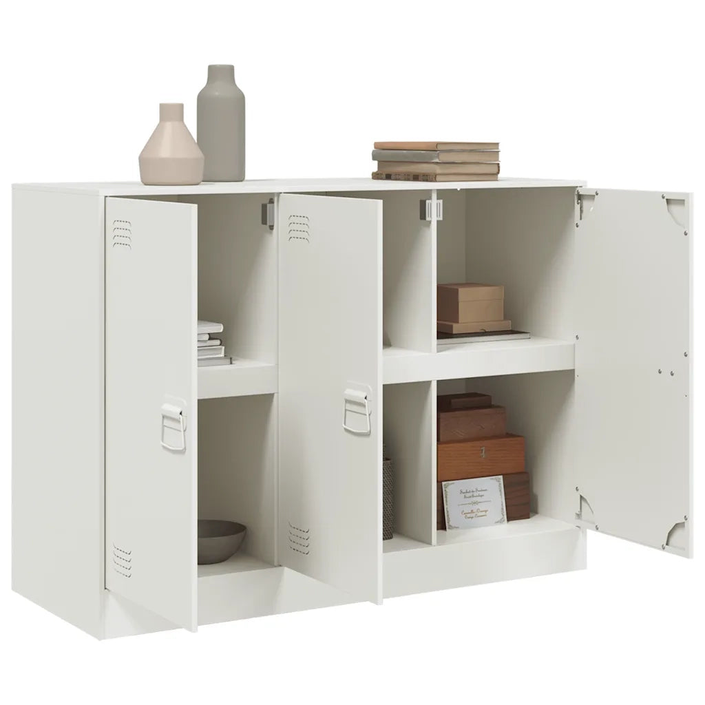 Credenza | Madia | Buffet da pranzo | Armadio da pranzo Rosa 99x39x73 cm in Acciaio
