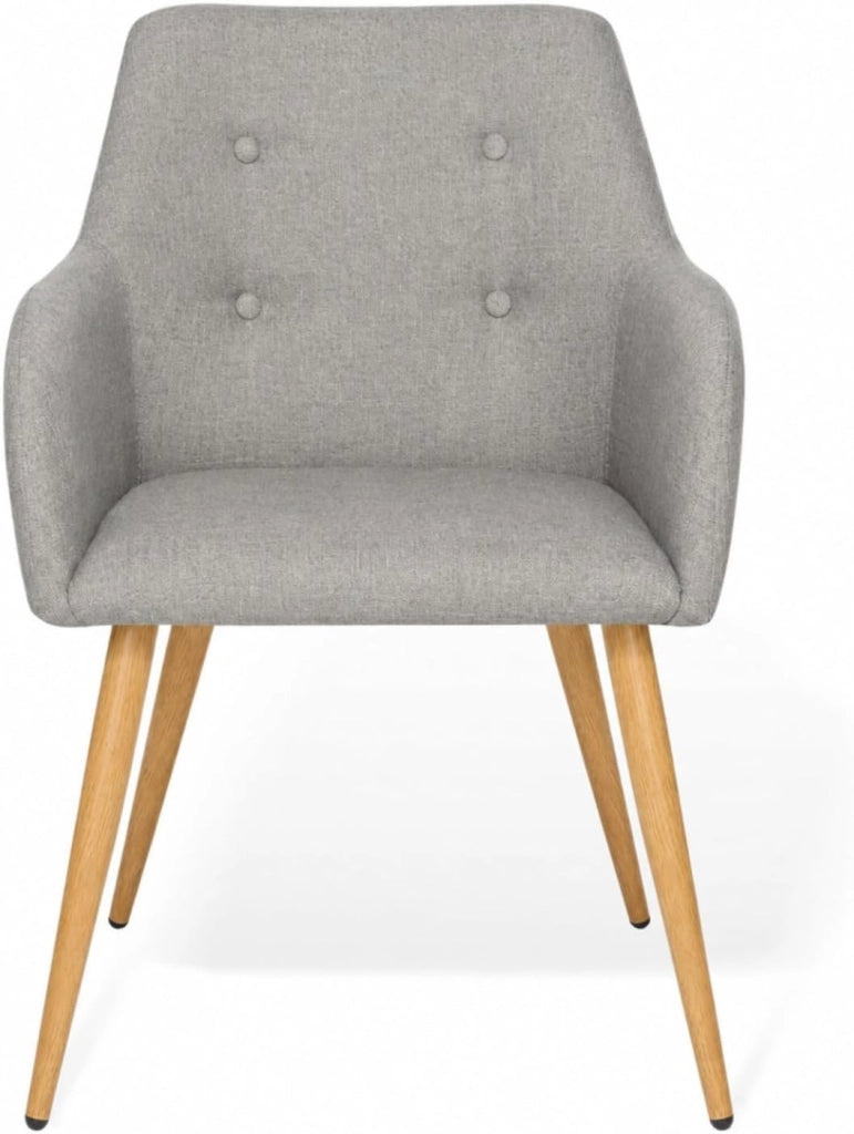 Set di 2 poltrone grigio antracite DANIA