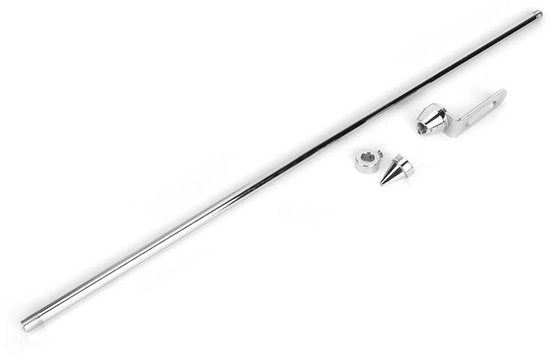 Albero di Bandiera Universale - Supporto per Asta di Bandiera - In Acciaio Zalzato - Cinghia di Sostegno - Accessorio per Motocicletta - Materiale Resistente al Tempo