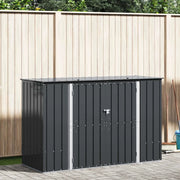 Scatola di Stoccaggio per Giardino Nero 214 x 82 x 132 cm