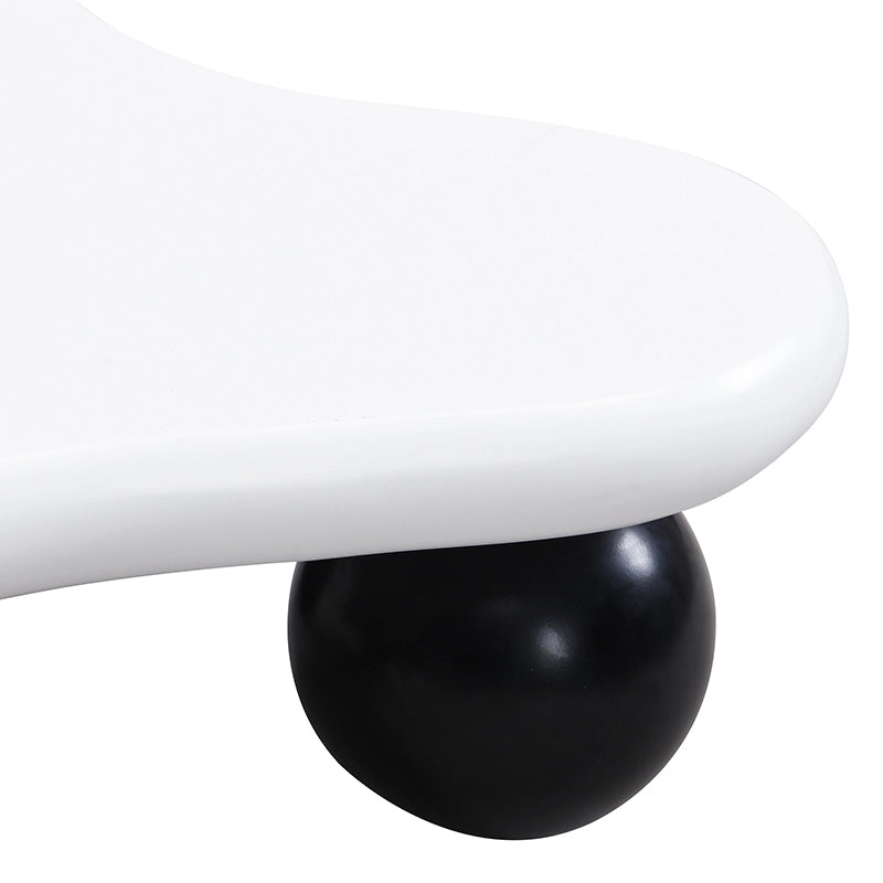 Tavolino da Caff¨¨ a Forma di Nuvola con LED ¨C MINIMAL ¨C Rotondo, Moderno, Soggiorno