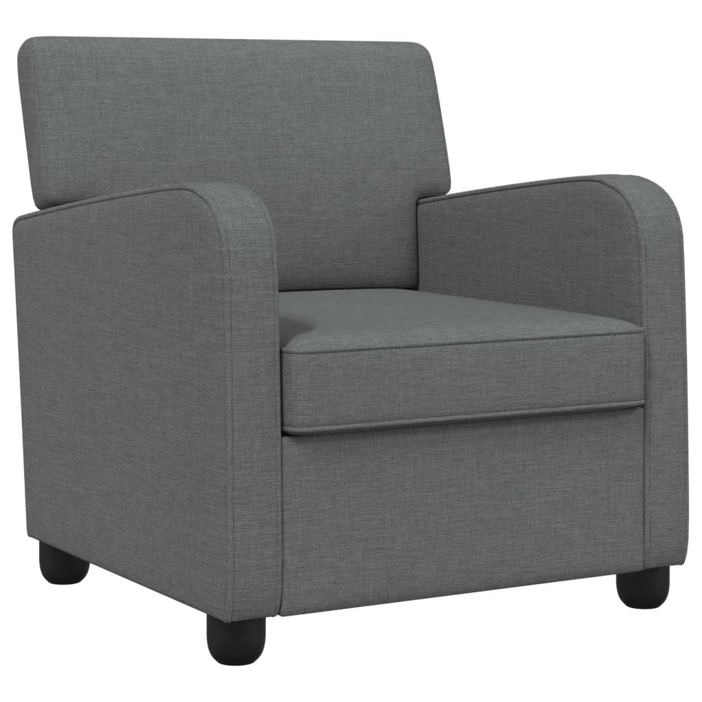 Poltrona Grigio Scuro Tessuto 42043394
