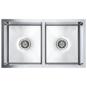 Lavello da cucina fatto a mano con filtro 76 x 44 cm acciaio inox 02_0002364