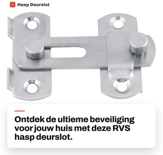 Beugel di Sicurezza per Porte - Anticorrosione - Realizzato in Acciaio Inossidabile - Facile da Installare - Adatto per Mobili