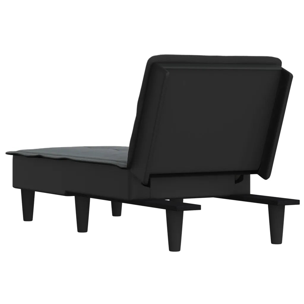Chaise Longue in Tessuto Grigio Scuro 352841