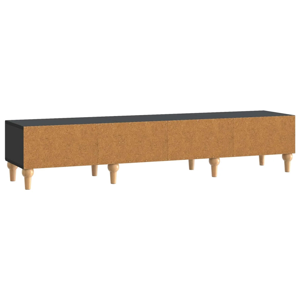 Mobile TV Nero 147 x 34,5 x 30 cm Legno ingegnerizzato 894246