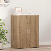 Armadio per Ufficio Rovere Artigianale 60x32x77,5 cm Legno Ingegnerizzato