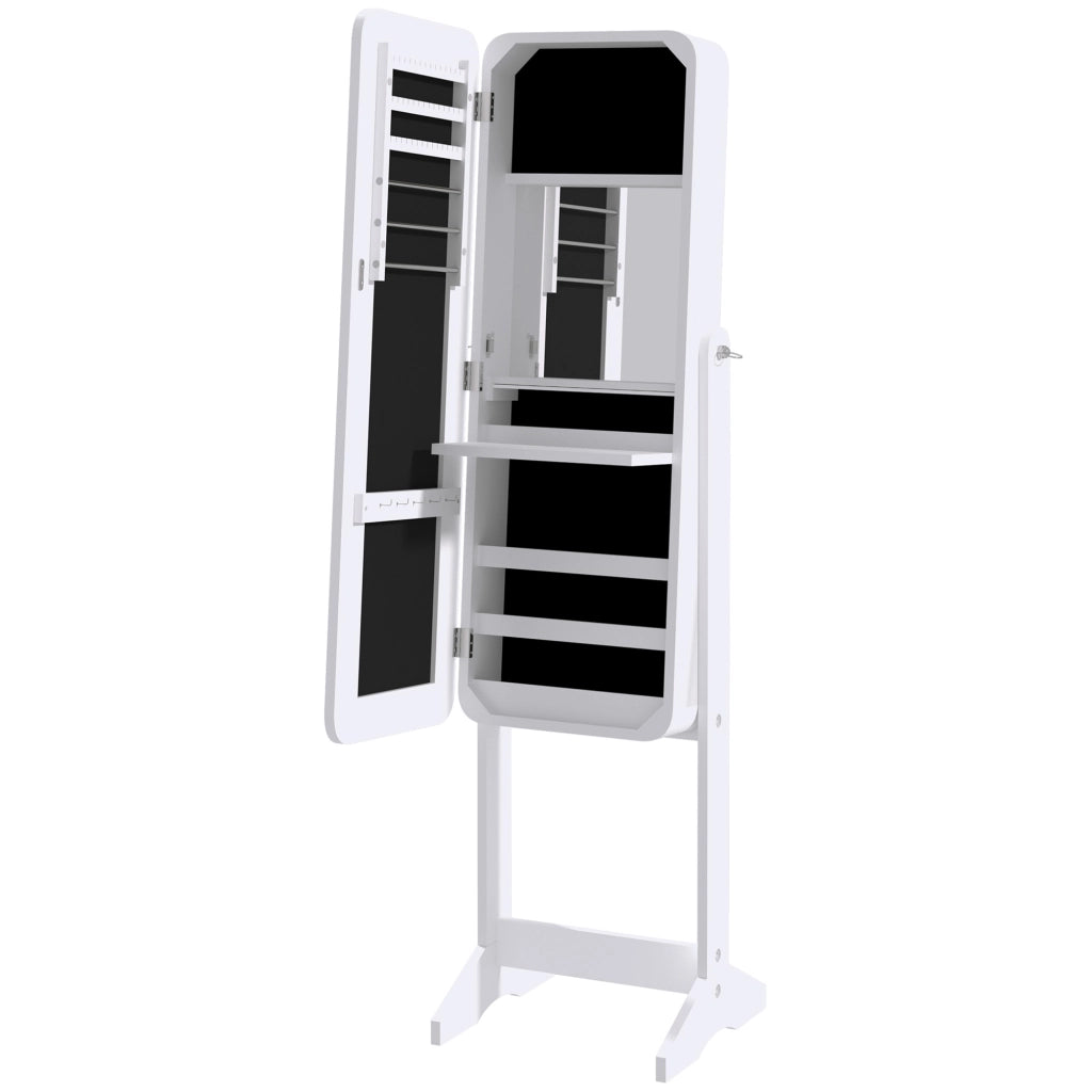 Cassettiera con specchio ¨C zephmum ¨C bianco 30x36x146 cm