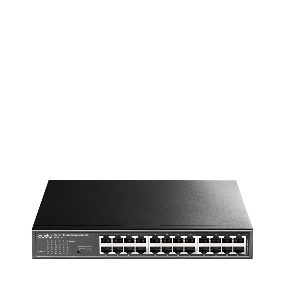 Cudy gs1024 switch di rete non gestito gigabit ethernet (10/100/1000) nero
