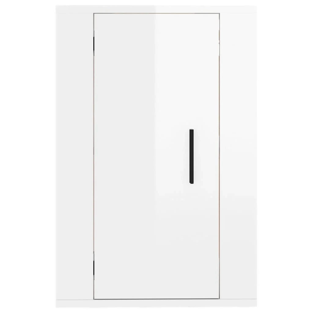 Mobile TV multimediale scaffale TV mobile TV sala da pranzo soggiorno camera da letto da parete lucido 40 x 34,5 x 60 cm bianco 02_0028089