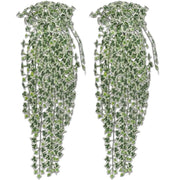Foglie Artificiali di Edera 4 pz Variegata 90 cm CFW6074366