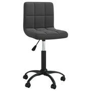 Sedia Girevole da Ufficio | Sedia da Gaming Nera in Velluto