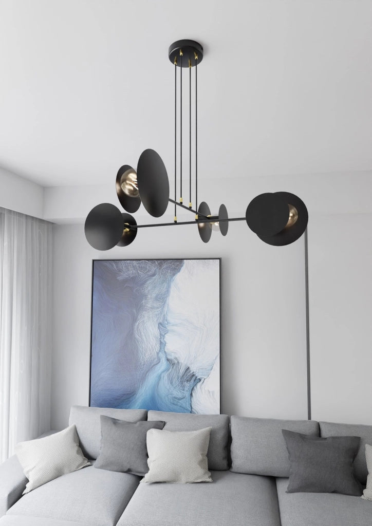 Lampadario Emibig IDEA 4 4xE27 Nero metallo Ø96 H100