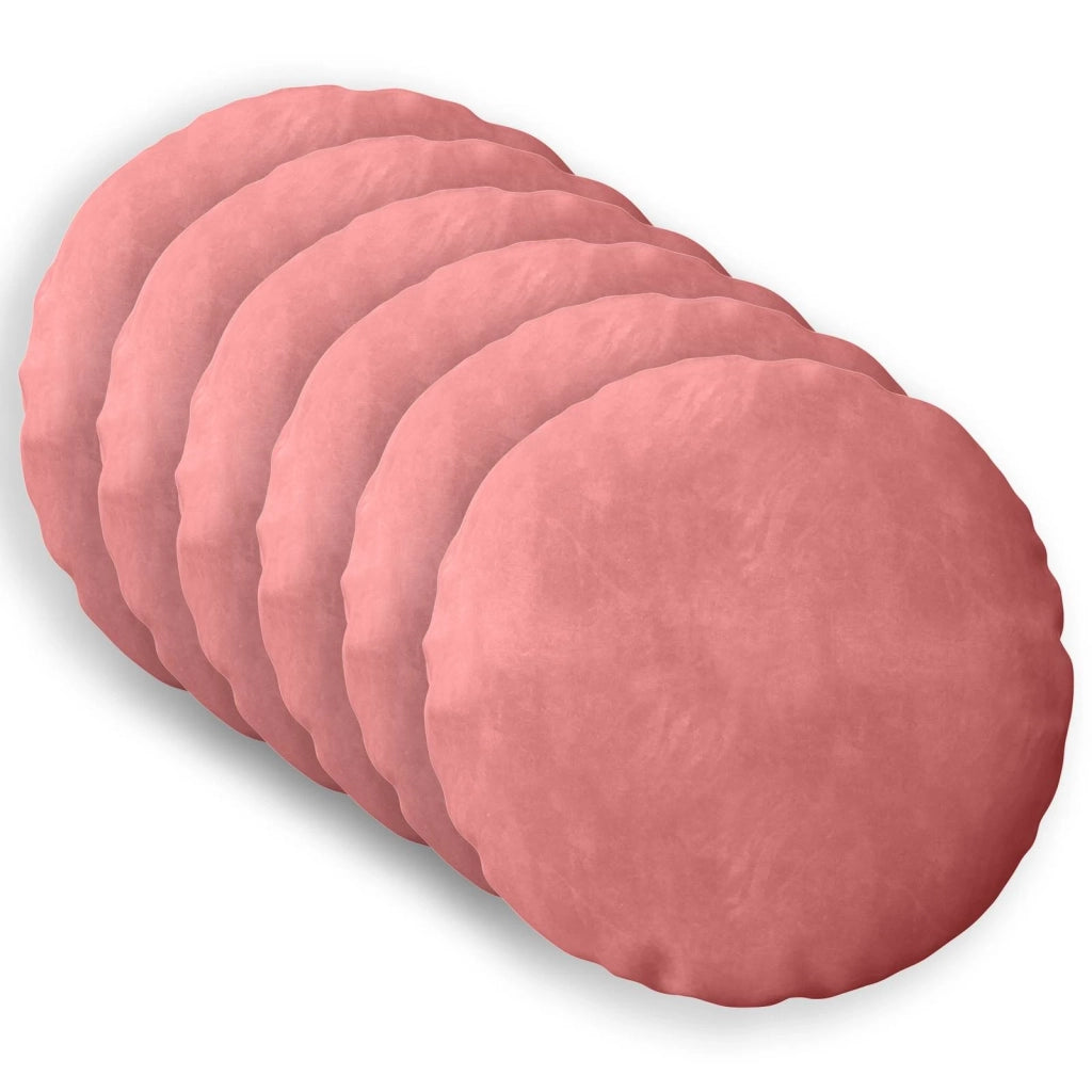 Cuscino con cuscino HEERLEN 6 pz Rosa Velluto 929022
