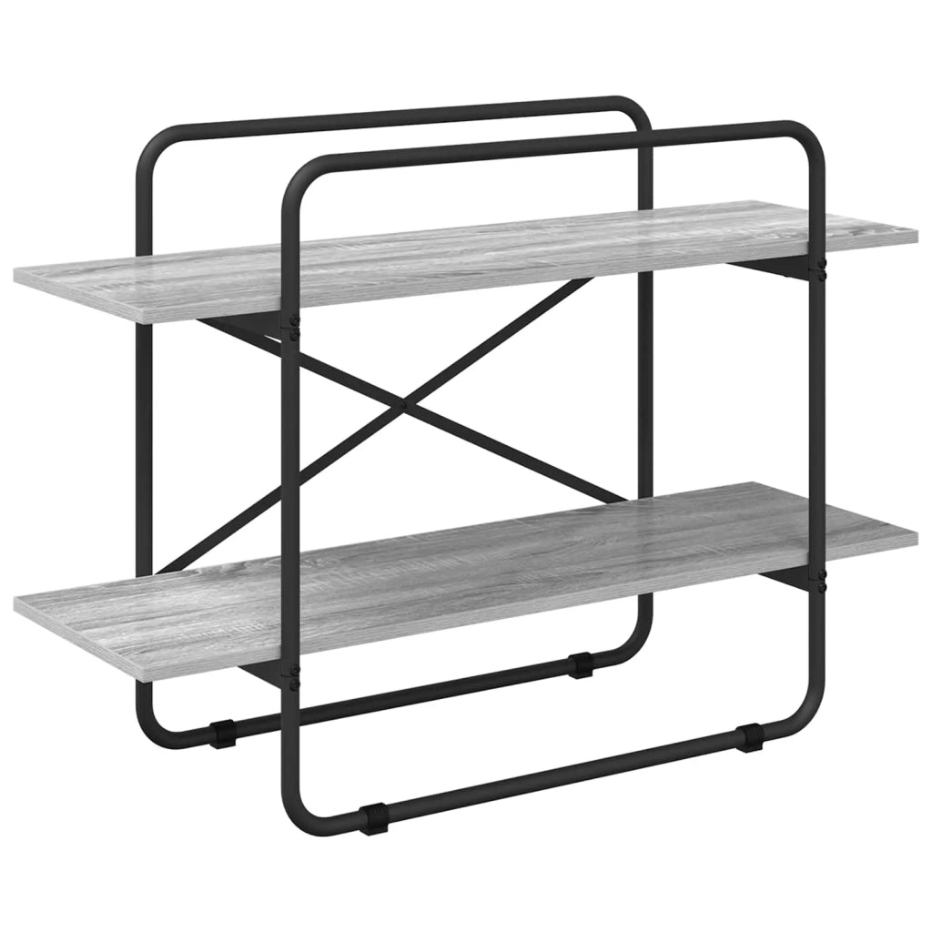 Libreria 2 livelli 100 x 35 x 70 cm PB Sonoma grigio 8007801