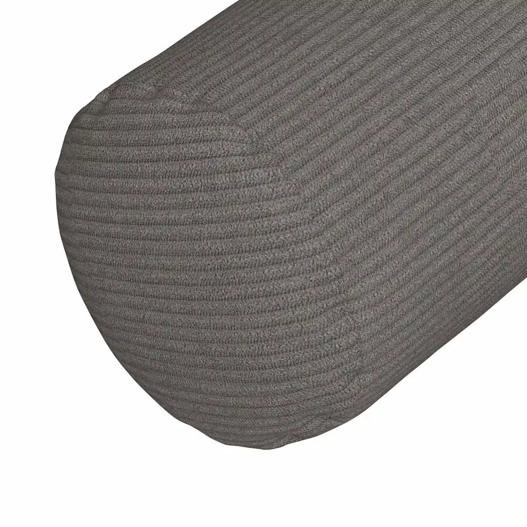 Cuscini a rullo 2 pcs Grigio chiaro Ø 25 x 70 cm