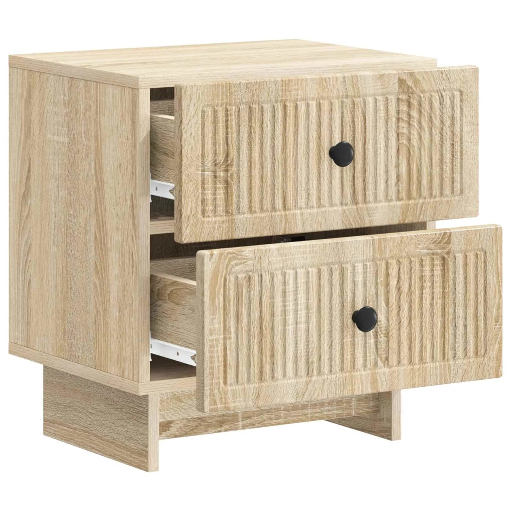 Armadio da Notte 2 pcs Rovere Sonoma 43 x 34,5 x 47,5 cm