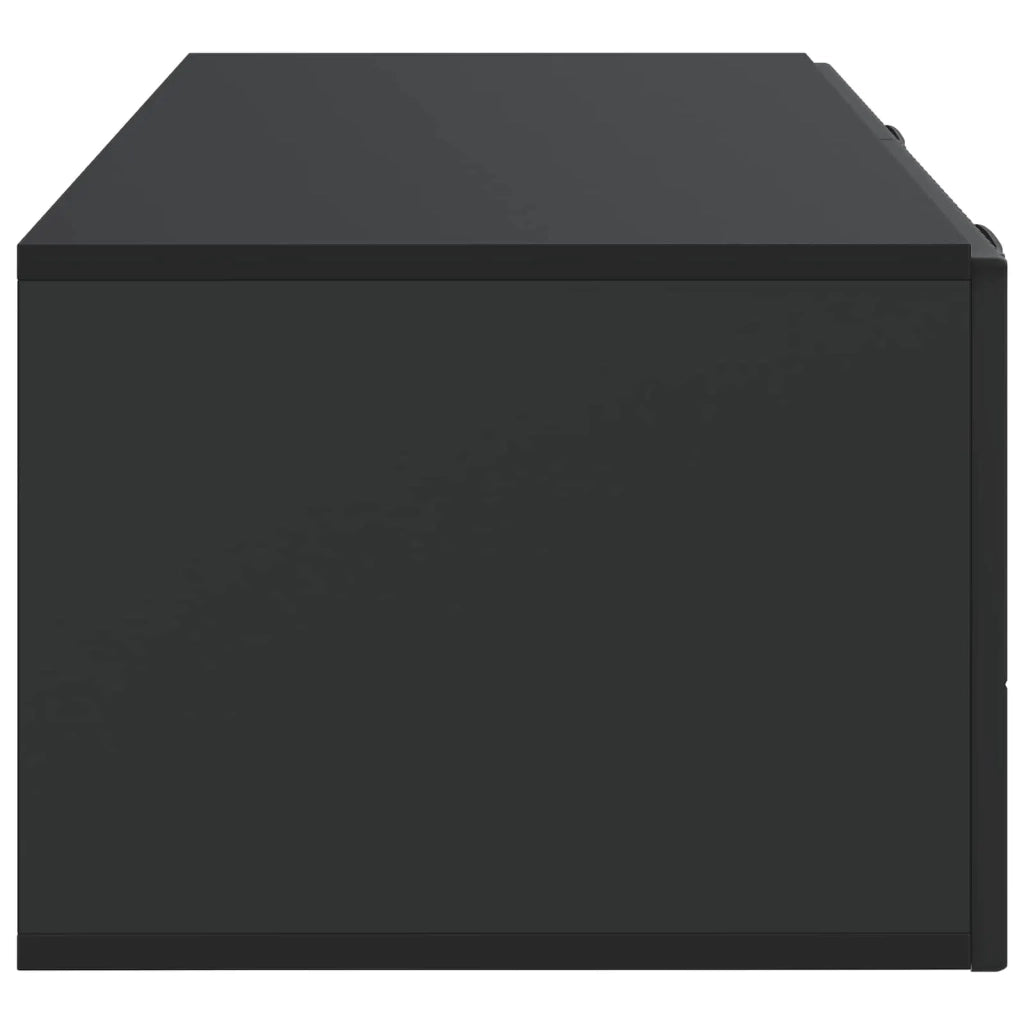 Mobile Porta TV da Muro-Credenza per TV sospesa 98 x 41 x 30 cm Nero 147748
