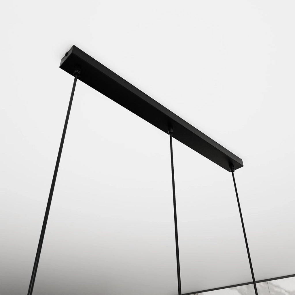 Lampadario Emibig Cosmo 3 3xE14 nero miele 70cm IP20