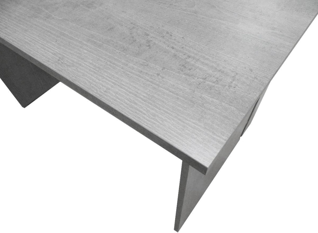 My Brand Scrivania Computer Cemento 120x78,2x75 cm per Studio Ufficio