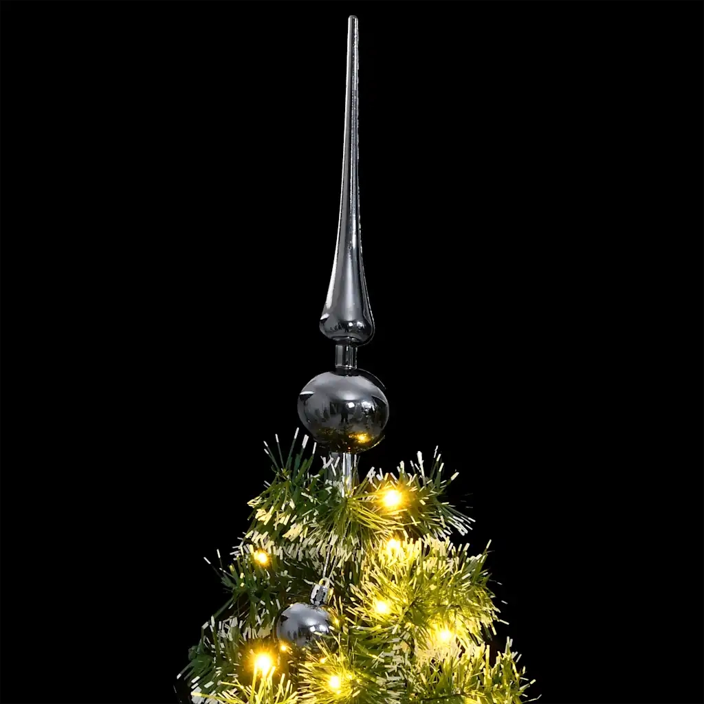 Albero Natale Artificiale 150 LED Palline e Neve Fioccata 150cm 3210100