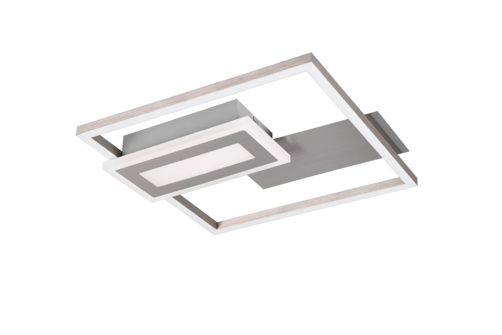 Lampada da soffitto SPIRO LED 22W argento geometrica RL