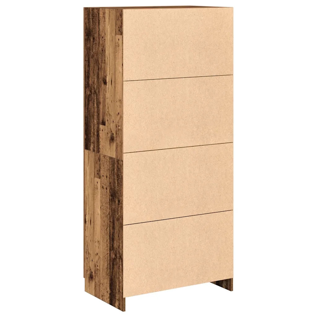 Armadio Legno Antico 90x52x200 cm in Truciolato 855884