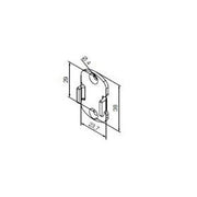 ADATTATORE UNIVERSALE BIANCO PER SUPPORTI ROLLEASE SKYLINE NICE 523.30002 NUOVO