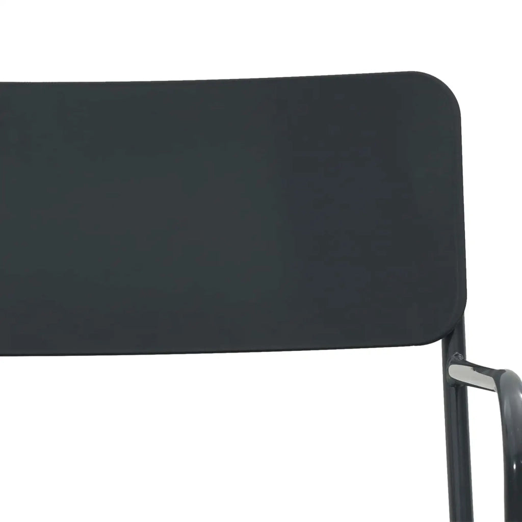 Sedie da giardino 2 pcs Antracite 51 x 55 x 81 cm Acciaio