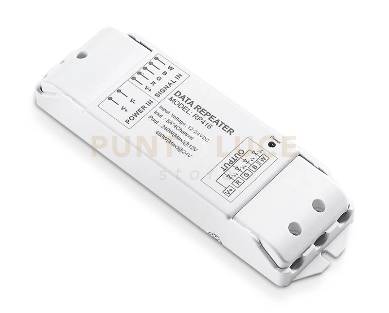 GSTA03- AMPLIFICATORE PER STRISCE LED RGB+ BIANCO 480W