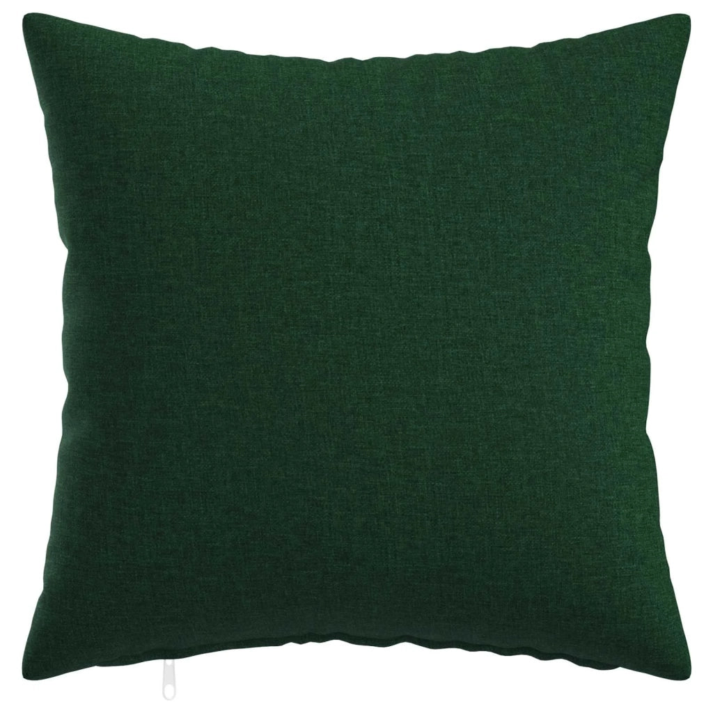 Federa 12 pz HEERLEN Verde Scuro 40 x 40 cm Tessuto 908316
