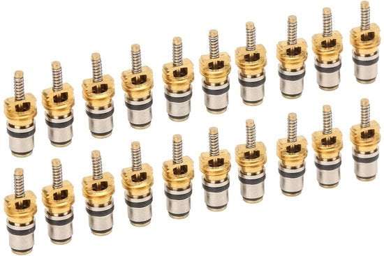 Vitello di alta pressione - 20 pezzi - Rame - Resistente alla collisione - Resistente alla corrosione - Facile da installare - Valvola di condizionamento dell'aria