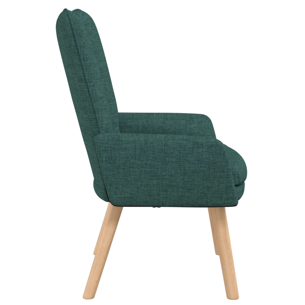 Sedia Rilassante  Verde Scuro in Tessuto
