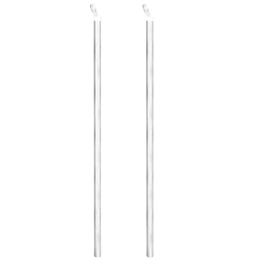 Recinzione da Giardino | Recinzione in Rete con Pali in Acciaio Zincato 15x1 m Argento