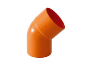 CURVA 45  ° IN PVC MASCHIO FEMMINA  EE ¸ 125   Idroweb