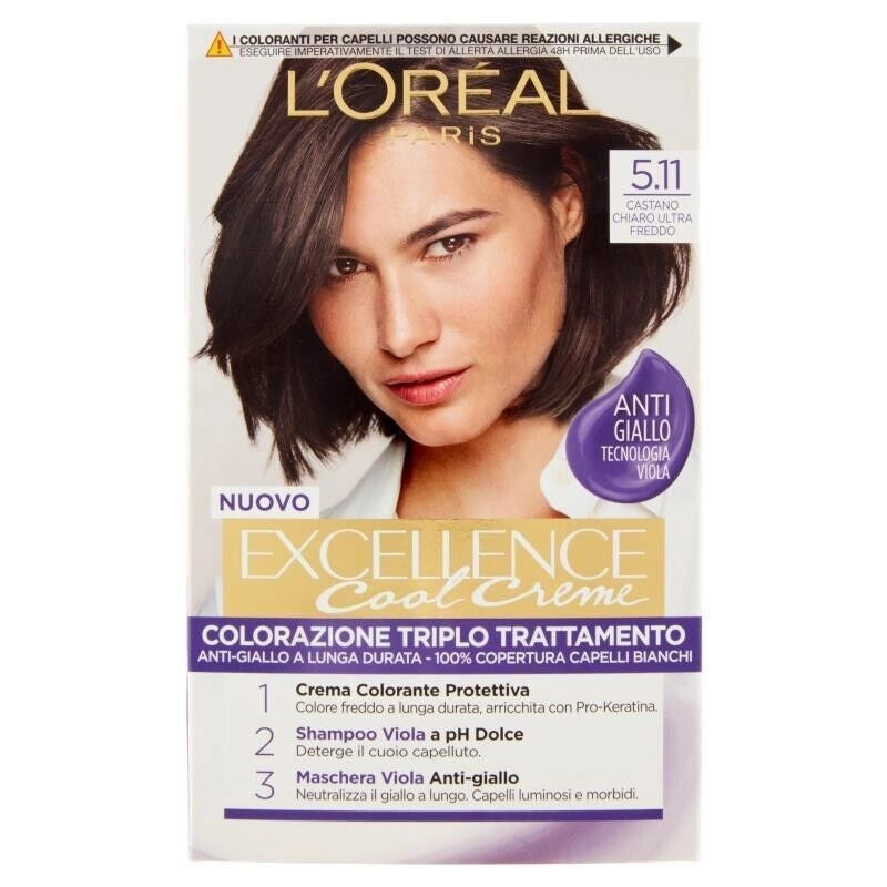 L'OREAL TINTA CAPELLI EXCELLENCE COOL CASTANO CHIARO ULTRA FREDDO