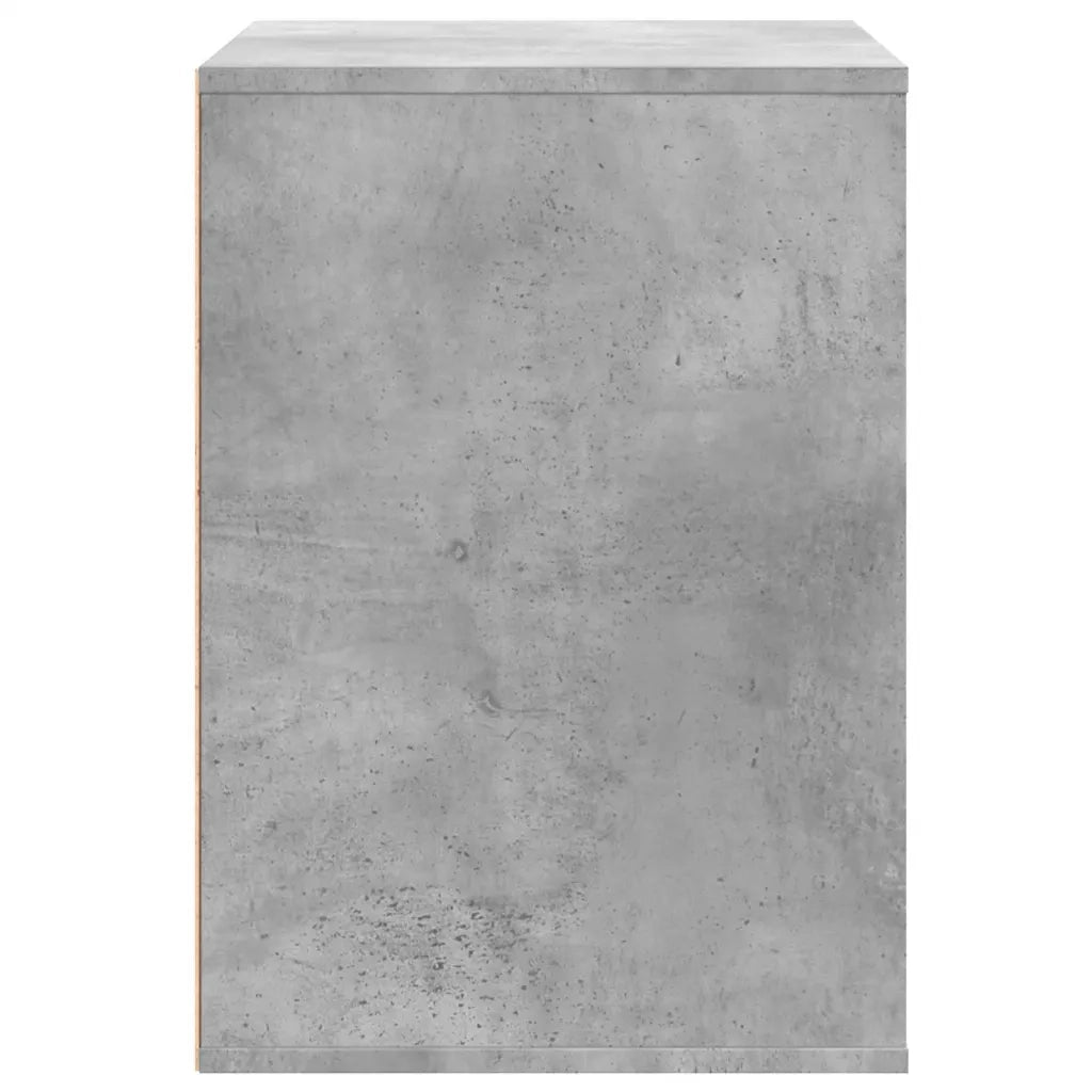 Cassettiera Angolo Grigio Cemento 80x41x58cm Legno Multistrato 852855