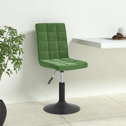 Sedie da Pranzo Girevoli 4 pz Verde Scuro in Velluto 3089292