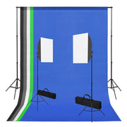 Kit studio fotografico professionale con light box e 5 fondali 02_0001427