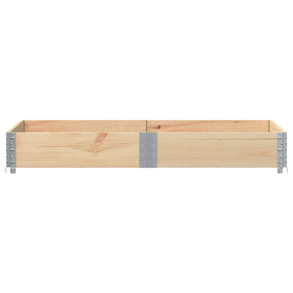 Fioriera rialzata per piante fiori terrazza giardino 150 x 100 cm legno di pino massiccio marrone 02_0037415