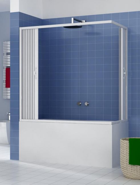 Box in Kit Fai da Te per Vasca in PVC a Soffietto 2 Lati Apertura Angolare Simply - Misura: 70 x 150 X h150