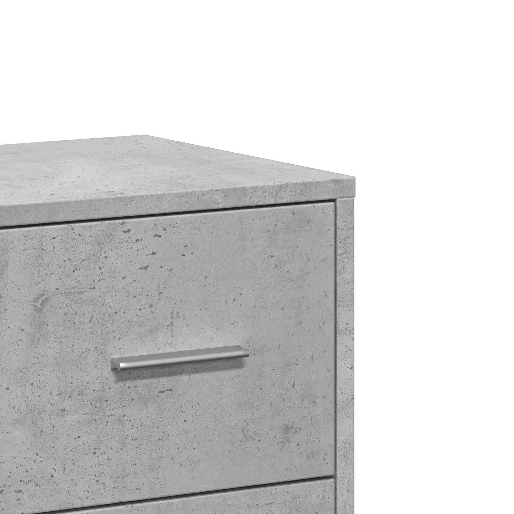 Credenza Grigio Cemento 60x31x84 cm in Legno Multistrato 840509