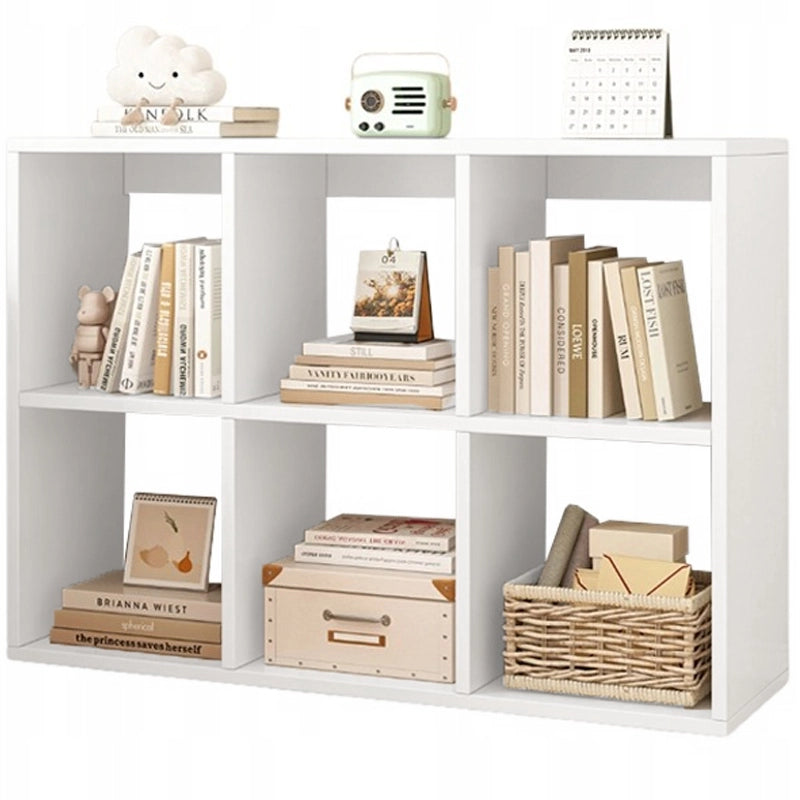 Scaffale per Libri Bianco 100x67x30 cm Ideale per Ogni Ambiente