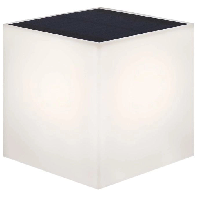 Newgarden Wally Applique da Parete Solare LED 5W 500 Lm IP65 Sensore Crepuscolare e Movimento 12x12x12 cm colore Bianco