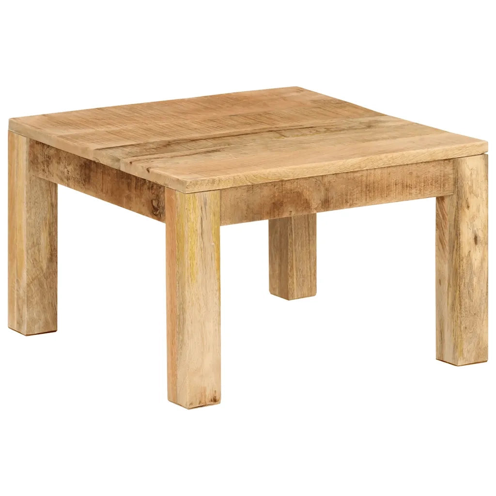 Tavolino da Salotto-Tavolino da soggiorno-Tavolo 55x55x35 cm in Legno Massello di Mango